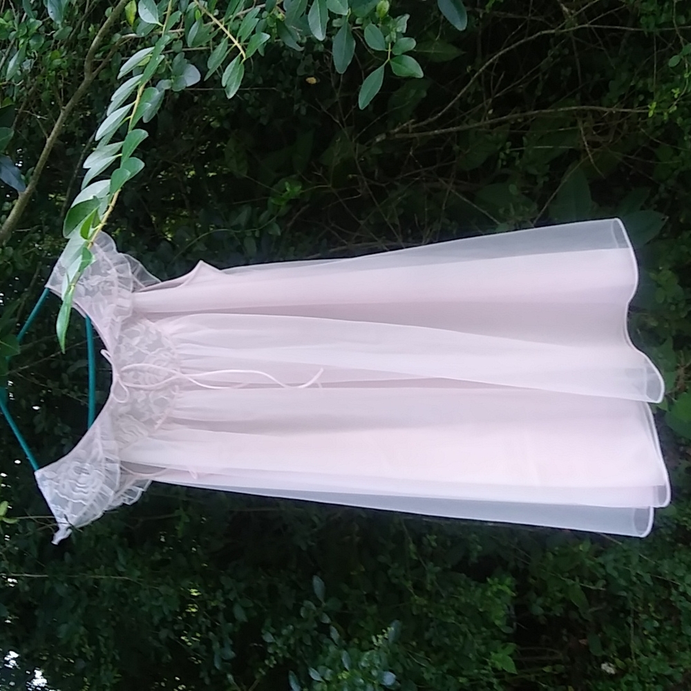 Vintage Vanity Fair Chiffon Babydoll Nightgown